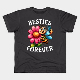 bee besties forever Kids T-Shirt